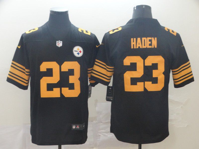 Men Pittsburgh Steelers #23 Haden Black Nike Vapor Untouchable Limited Player NFL Jerseys->youth nfl jersey->Youth Jersey